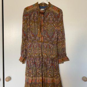 1970s Vintage Boho Dress